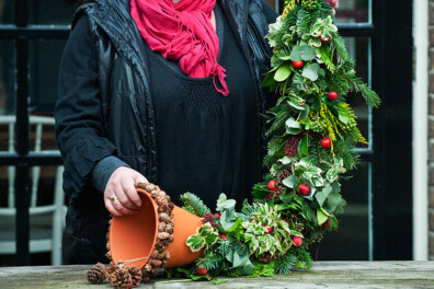 4x kerstdecoratie voor buiten maken