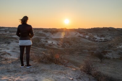 Wandelen in De Zilk: alleen op de wereld