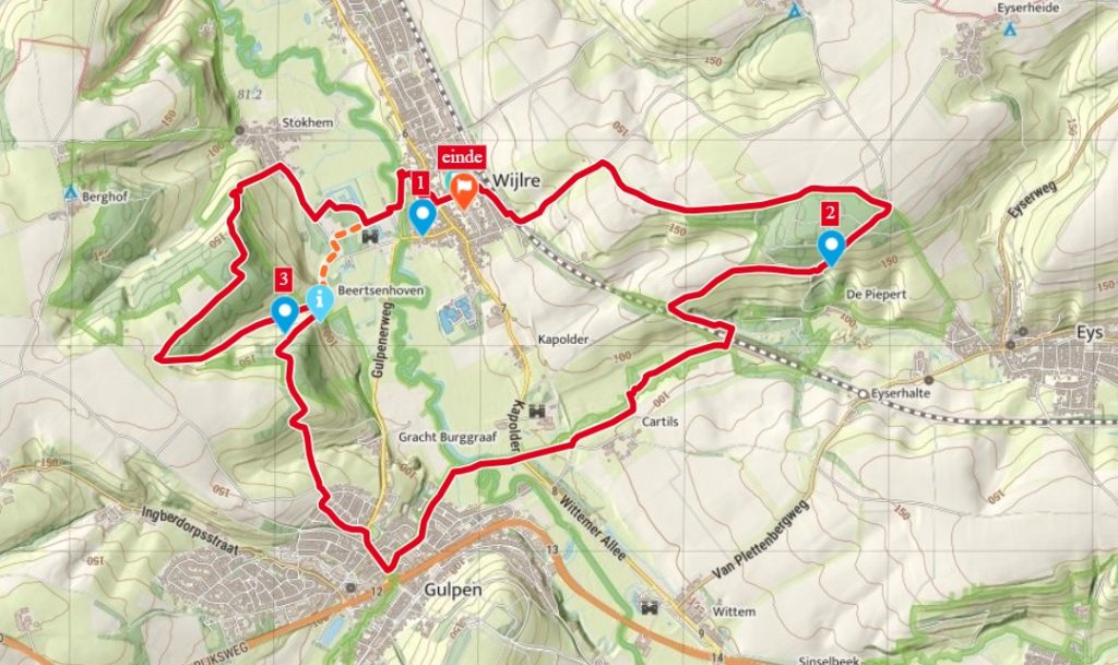 wandelroute wijlre wandelen Zuid-Limburg