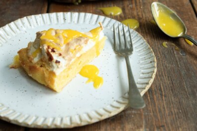 Meringue taart met lemoncurd