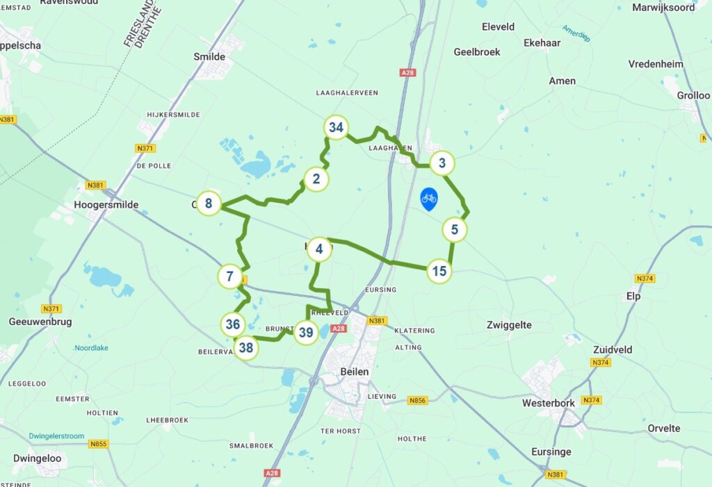Kaartje Drenthe Aan de wederopbouw