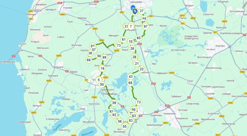 Amerikaanse boerderijen in Friesland