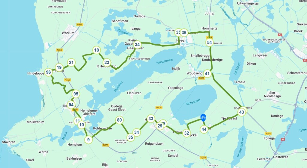 Kaartje Friesland Geen stolp maar stelp