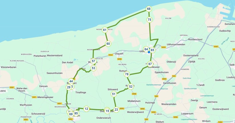 Kop-hals-romp in het hogeland
