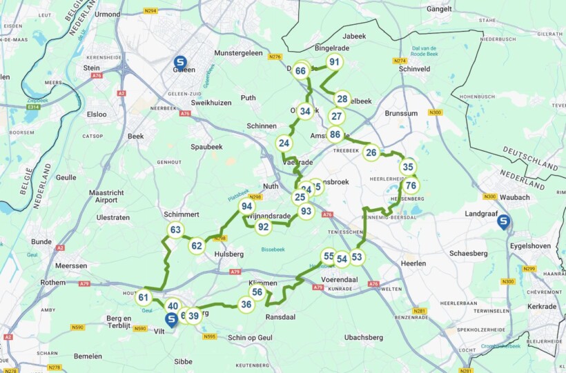 Boerderijen in een vierkant