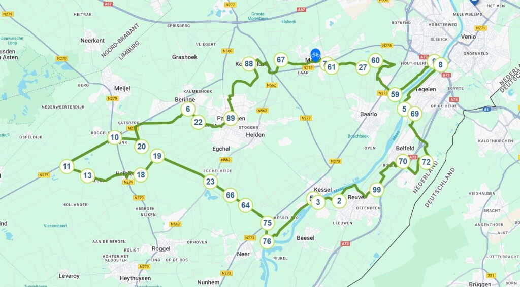 Kaartje Limburg Kloosterboerderijen