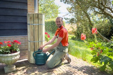 Maak een regentonombouw