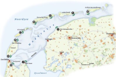 Overzicht Roots wandelroutes