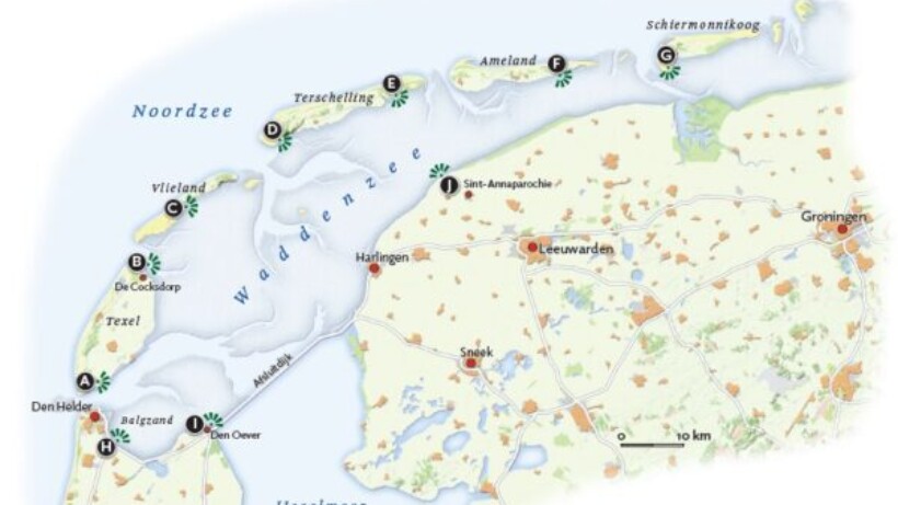 Overzicht Roots wandelroutes