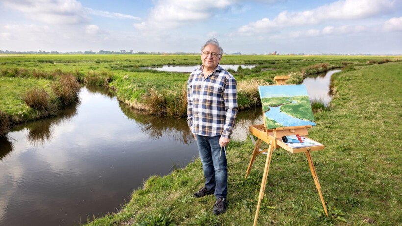 Polder Arkemheem inspireert schilder Jos Schoonderbeek