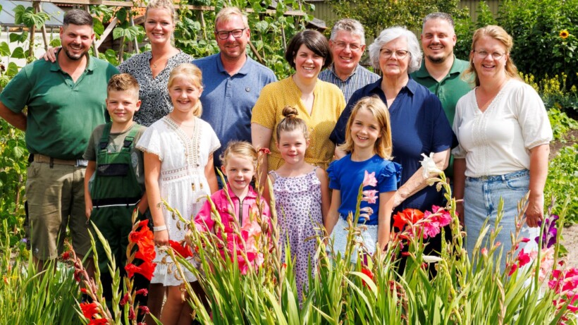 De moestuin van familie Grinwis