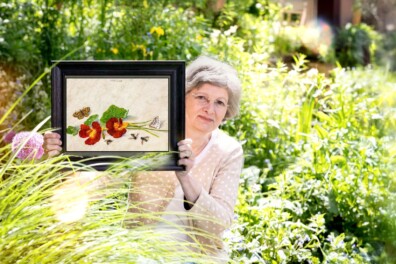 Wilma van der Vliet schildert in finesse