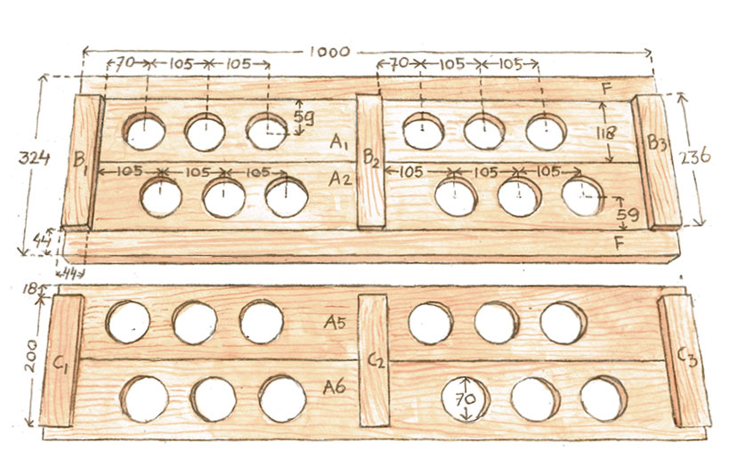 aardbeienstaander tekening1