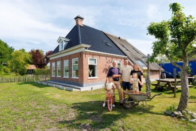 De verbouwing: Verbouwen werd herbouwen in Kollumse boerderij