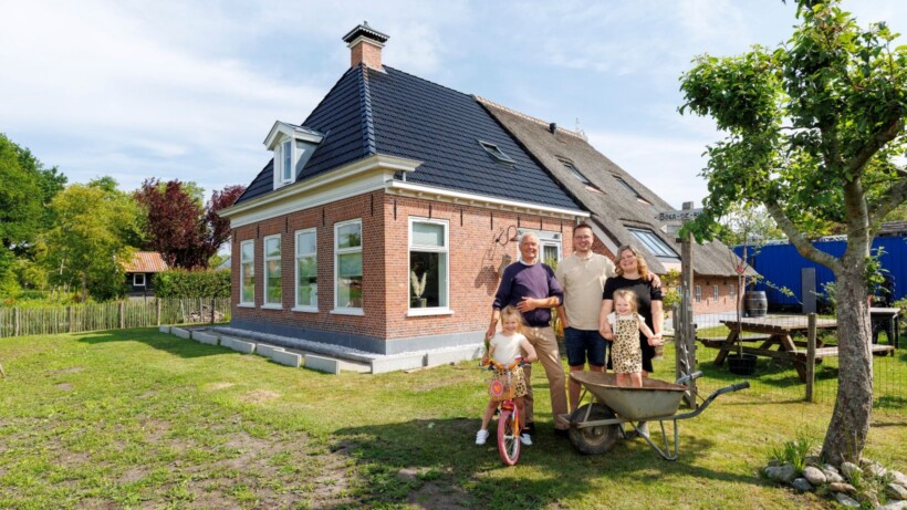 De verbouwing: Verbouwen werd herbouwen in Kollumse boerderij