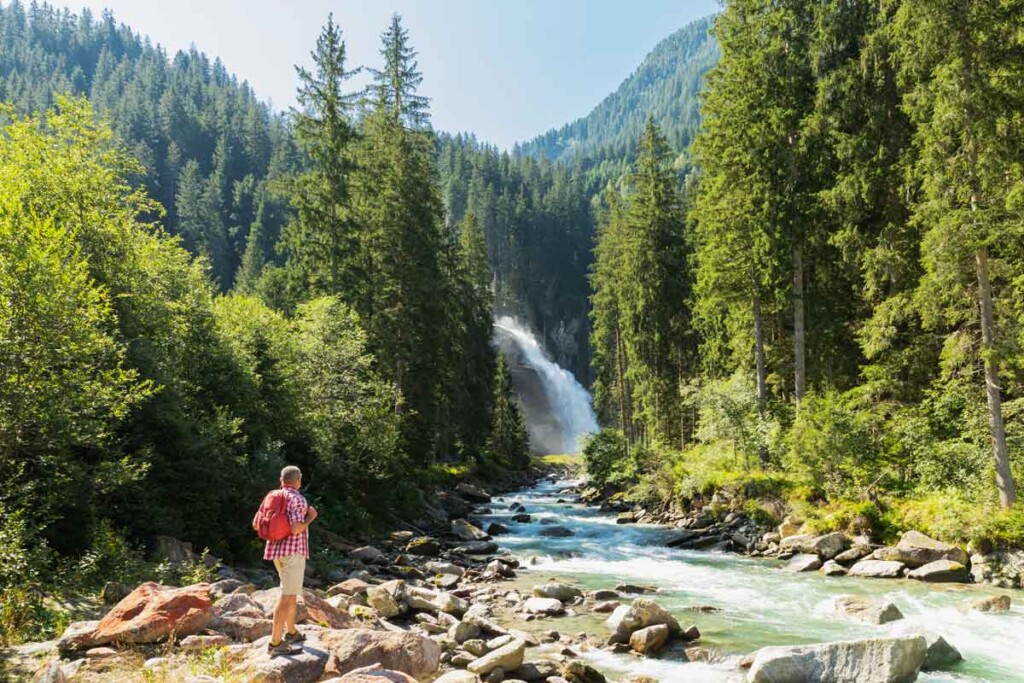 wandelen waterval oostenrijk