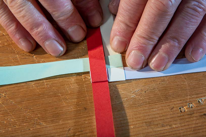 kerstster papier vouwen