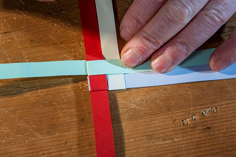kerstster papier vouwen