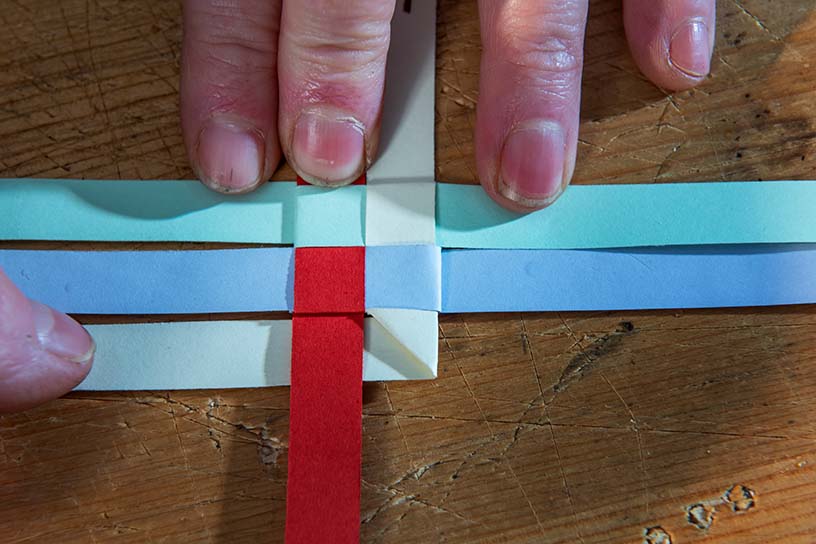 kerstster maken van papier